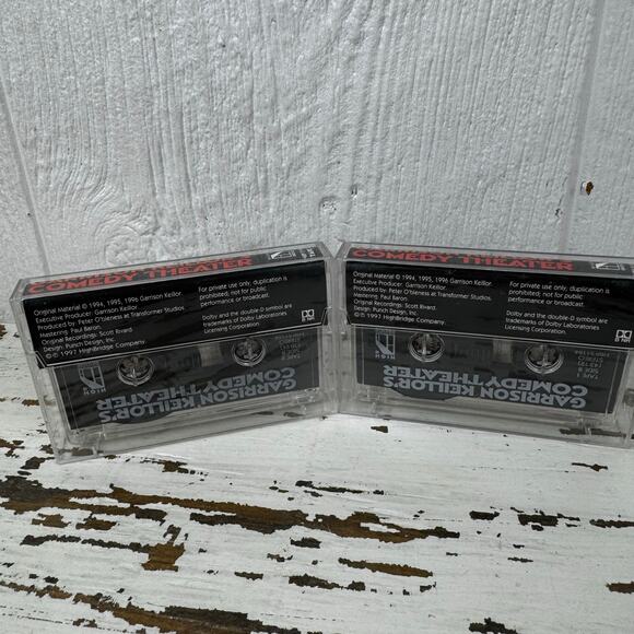 Garrison Keillor's Comedy Theater Vintage Cassette Tape Set of 2 1994-1996 Vtg - Picture 2 of 8
